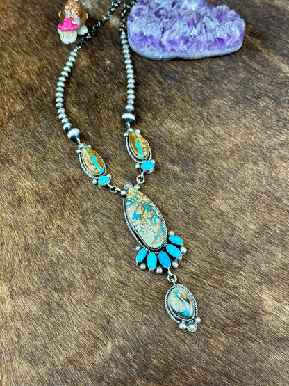 Royston Ribbon Sterling Silver Lariat