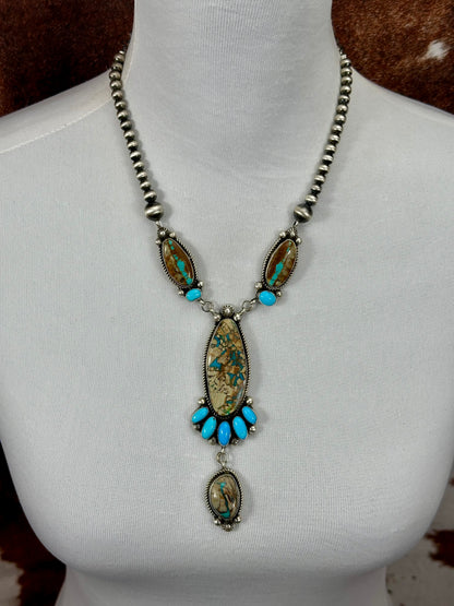 Royston Ribbon Sterling Silver Lariat