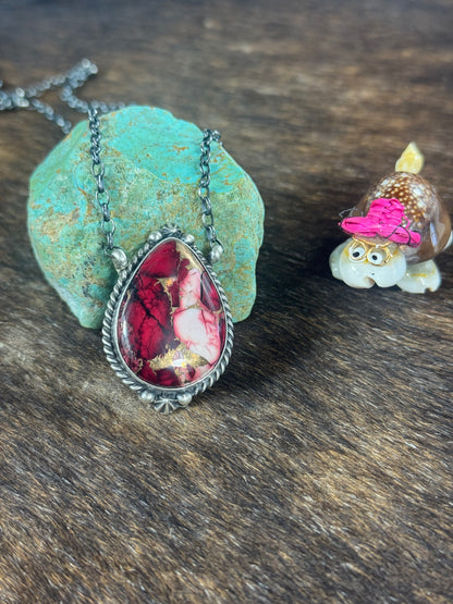 Dalia Rose Fixed Pendant Necklace