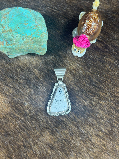 White Buffalo Pendant