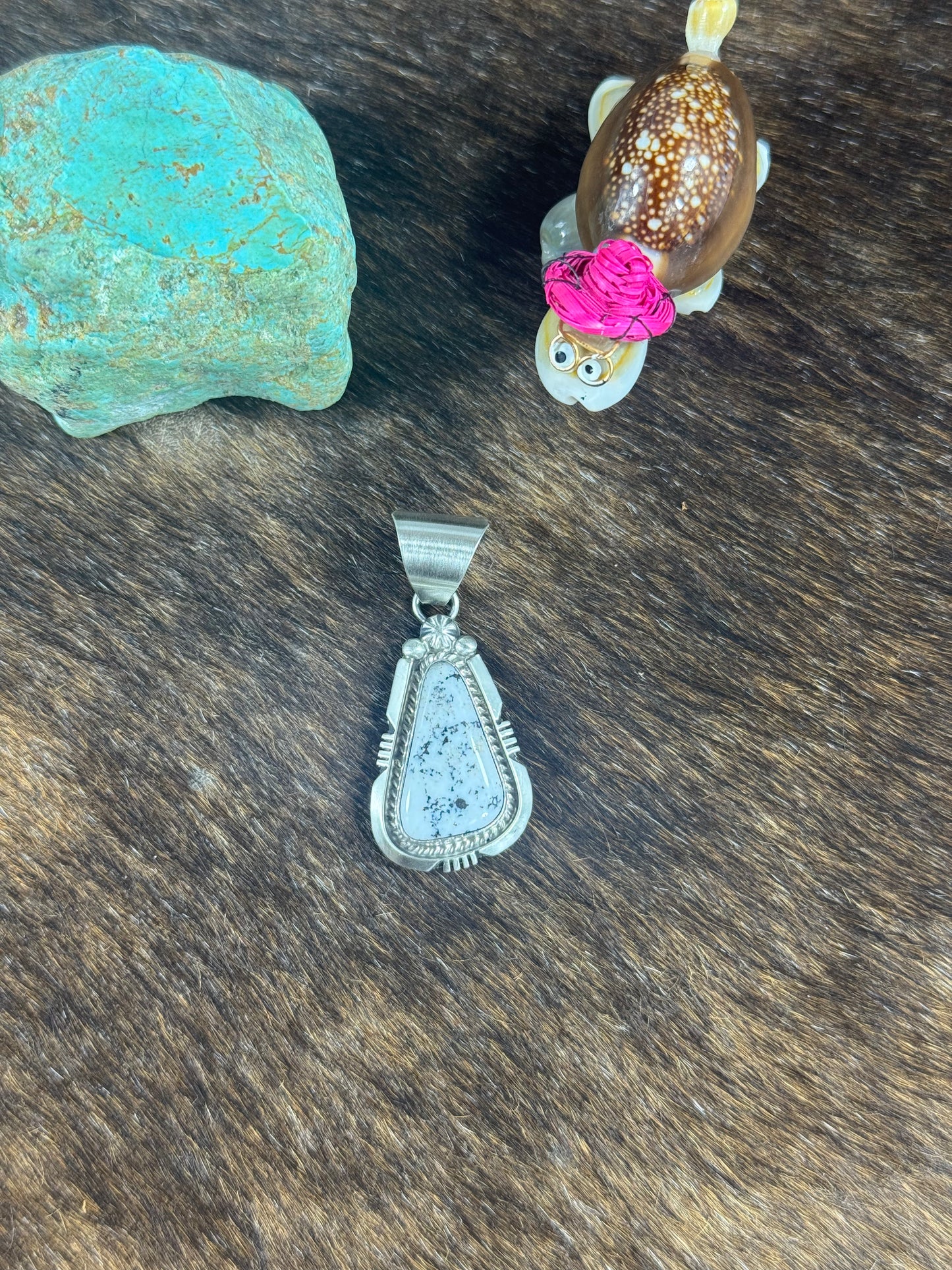 White Buffalo Pendant