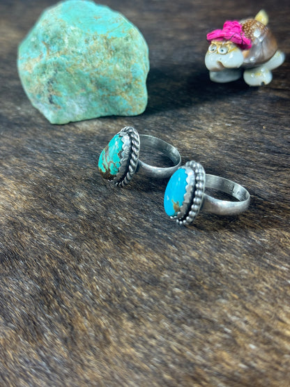 High Grade Kingman Turquoise Ring