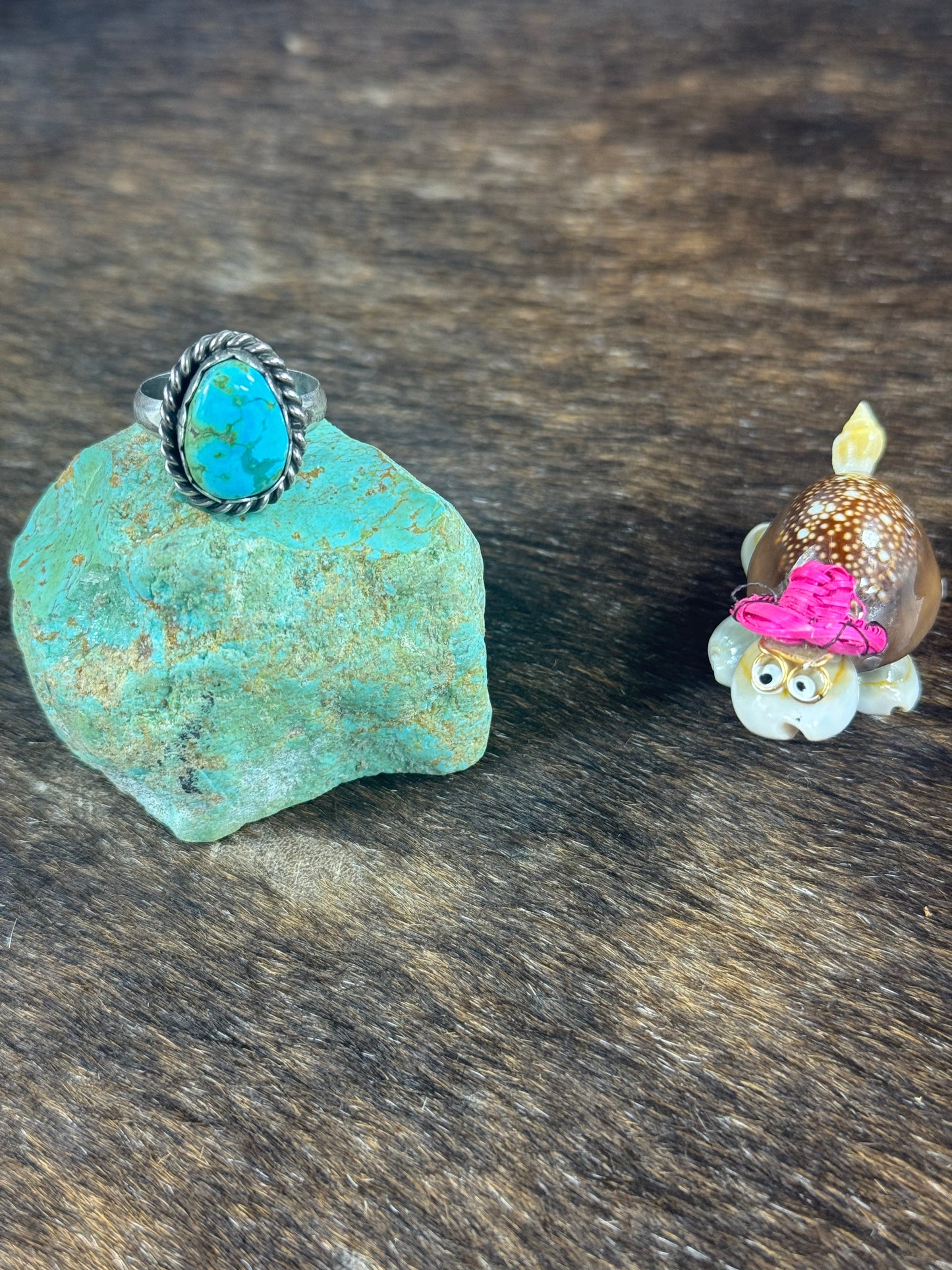 High Grade Kingman and Sonoran Turquoise Ring