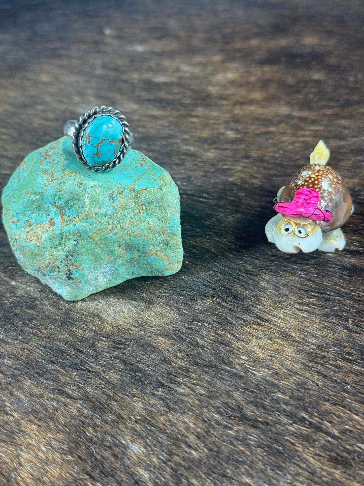 High Grade Kingman and Sonoran Turquoise Ring