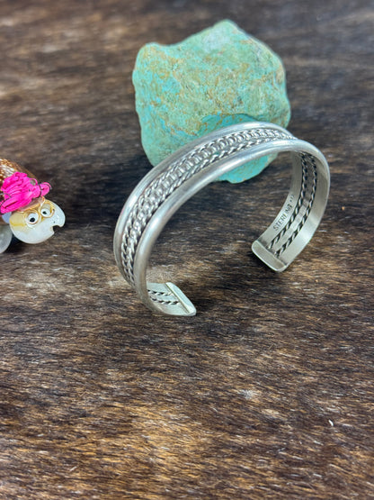 Sterling Silver Stamp Bracelet