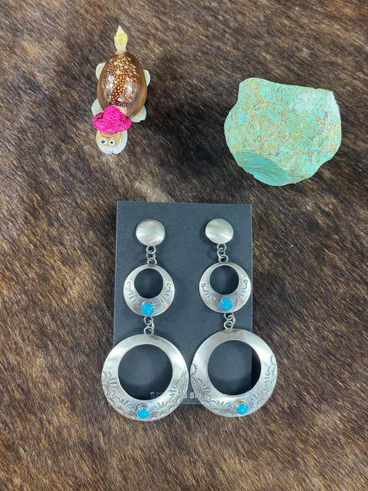 Kingman Tripple Hoop Earring