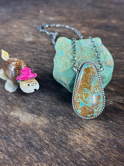 #8 Turquoise Pendant Necklace