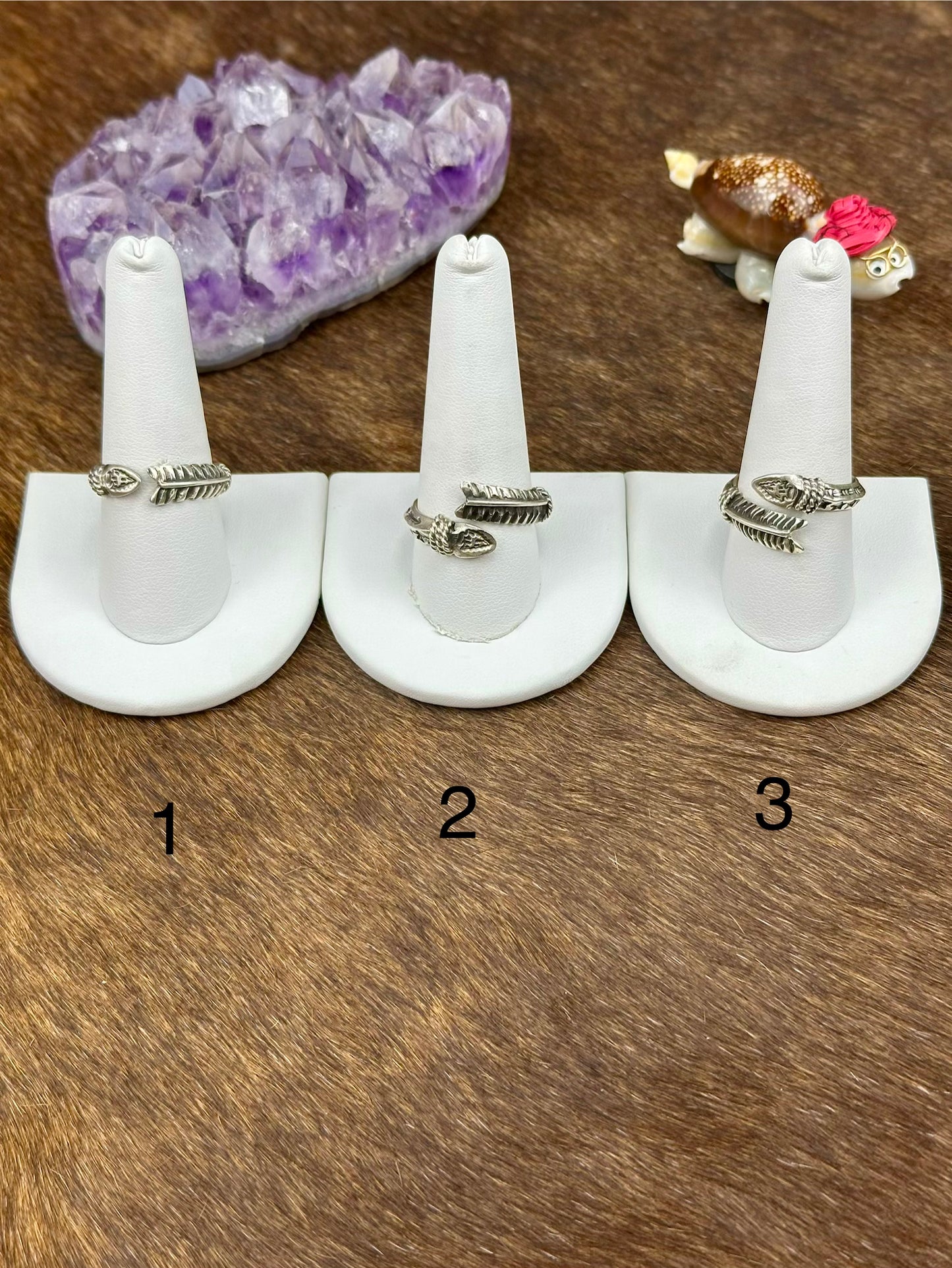 Sterling Silver Stamped Arrow Ring