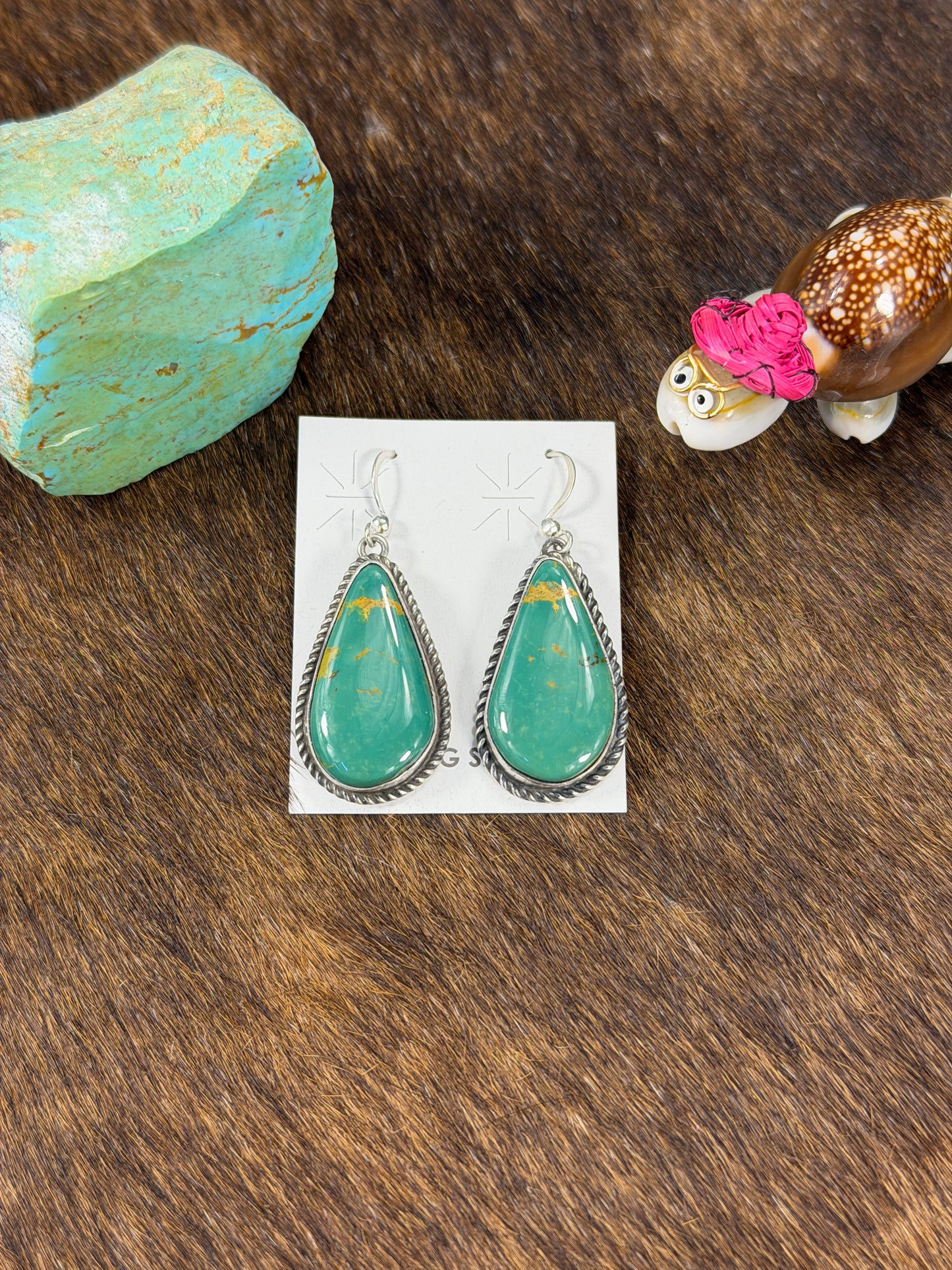 Royston Turquoise Dangle Earrings