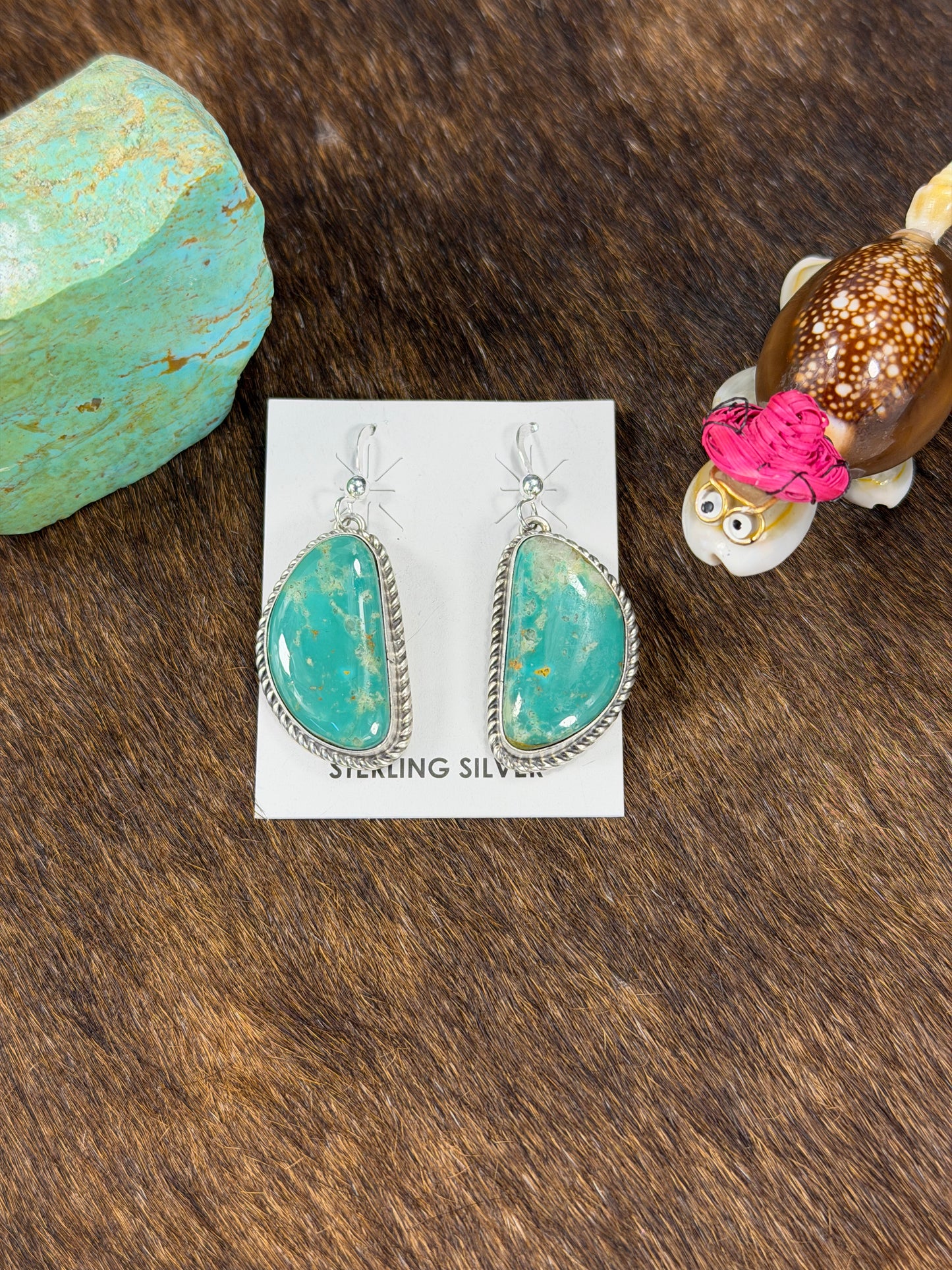 Royston Turquoise Dangle Earrings
