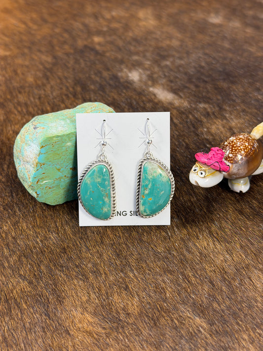 Royston Turquoise Dangle Earrings
