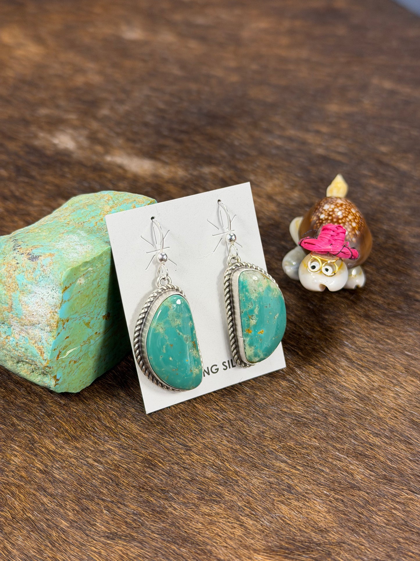 Royston Turquoise Dangle Earrings