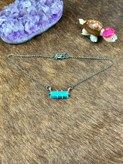 Kingman Turquoise Sterling Silver Waterproof Bar