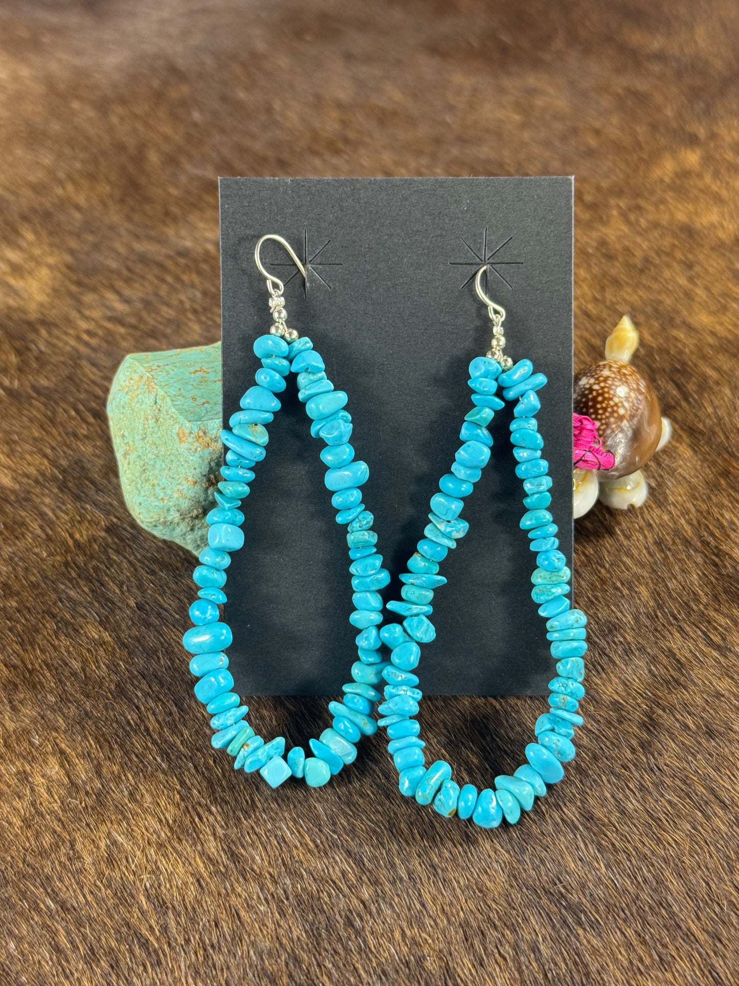 Kingman and Multi Color "Shoulder Duster" Earring