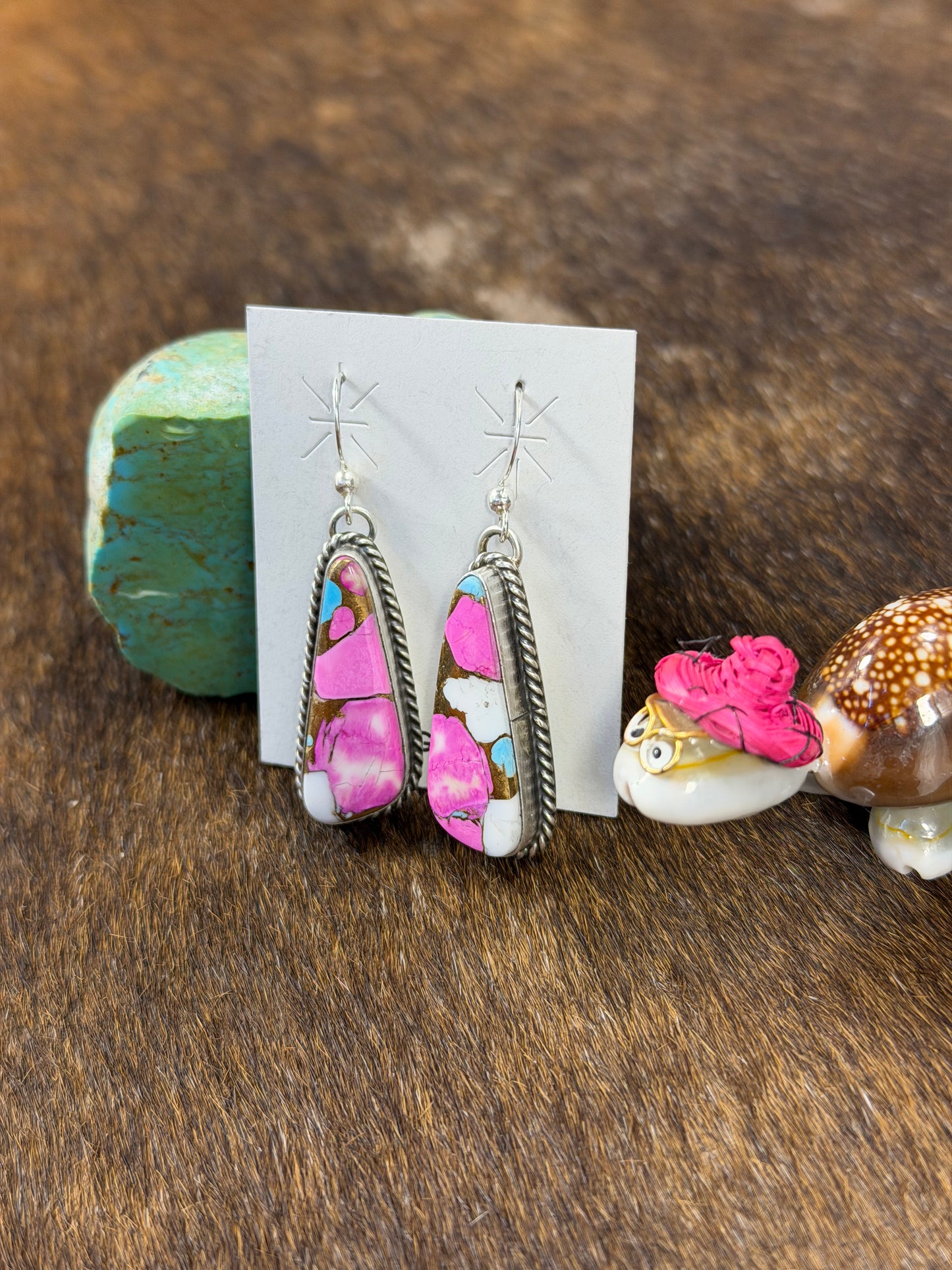 Cotton Candy Dangle Earrings