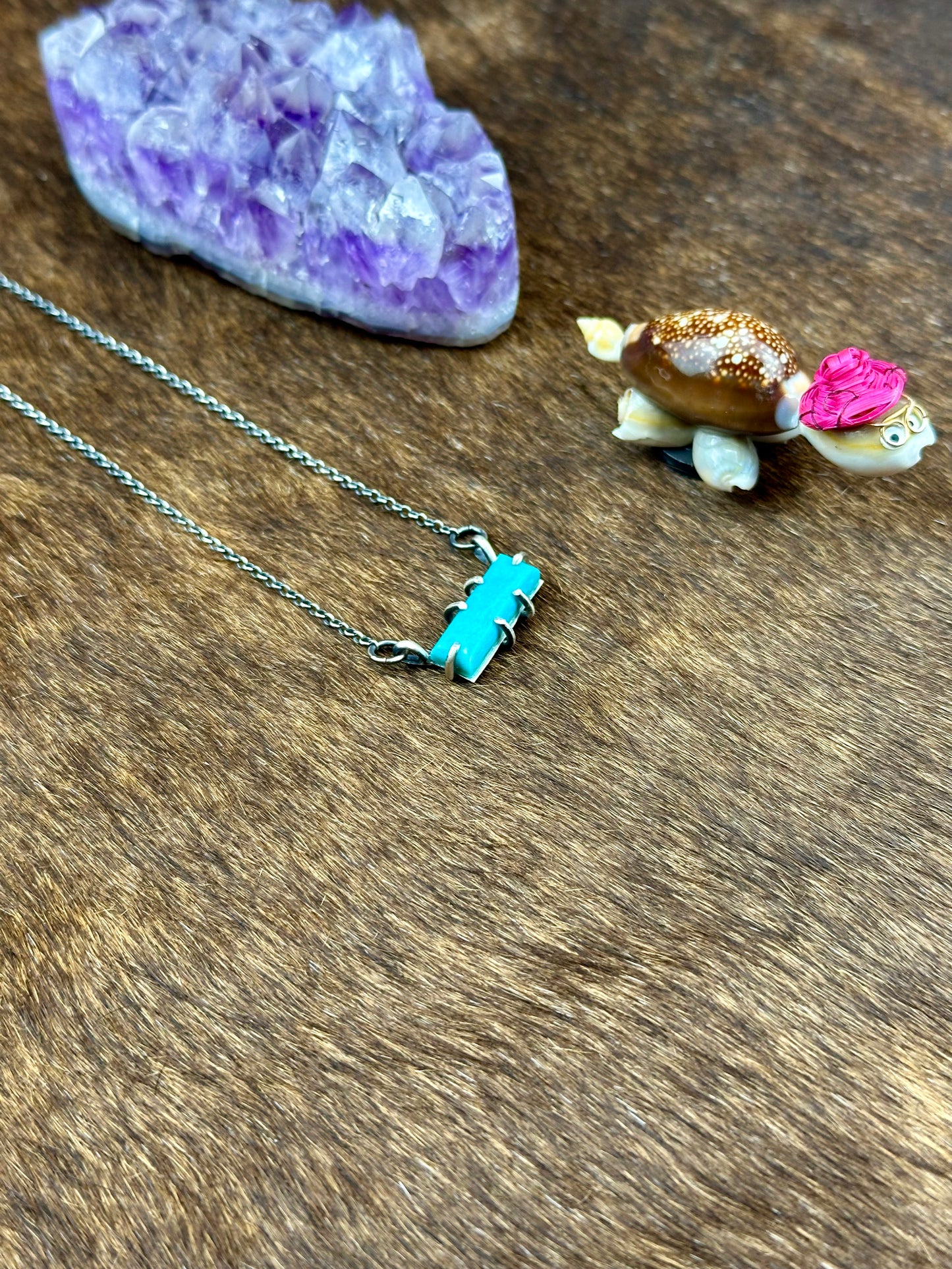 Kingman Turquoise Sterling Silver Waterproof Bar