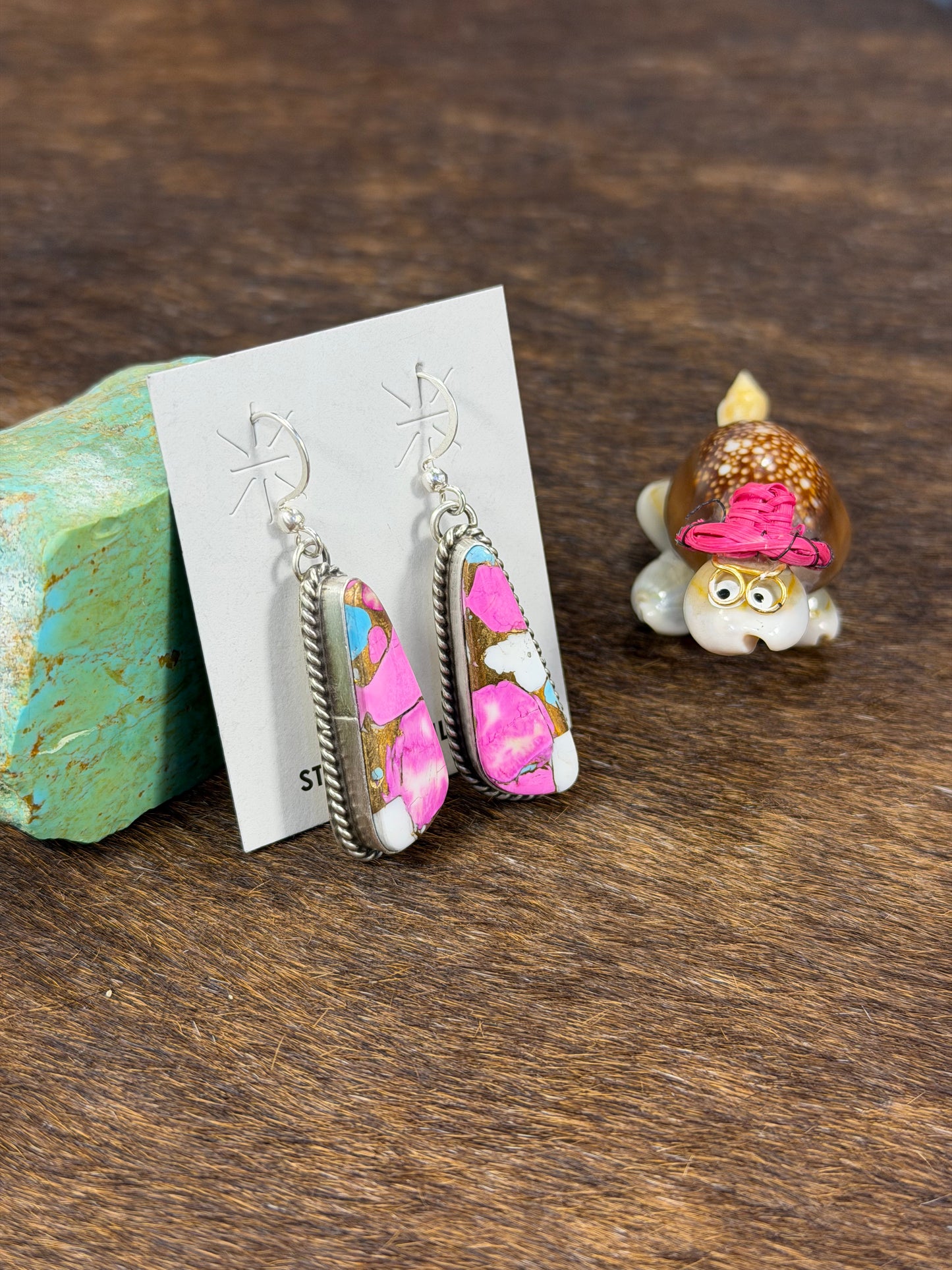 Cotton Candy Dangle Earrings