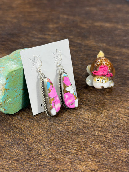 Cotton Candy Dangle Earrings
