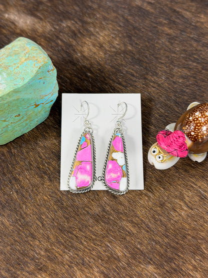 Cotton Candy Dangle Earrings