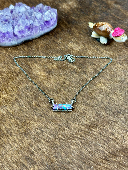 Purple Mohave Sterling Silver Waterproof Bar