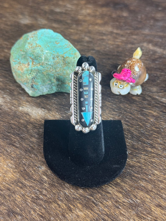 Night sky Inlay ring