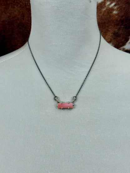 Pink Conch Sterling Silver Waterproof Bar