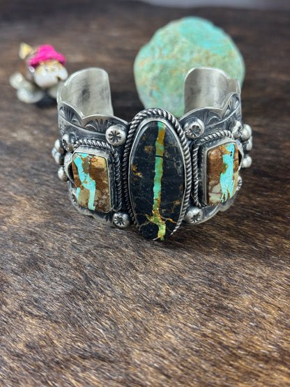 Black Jack and Royston Ribbon Stamp Cuff