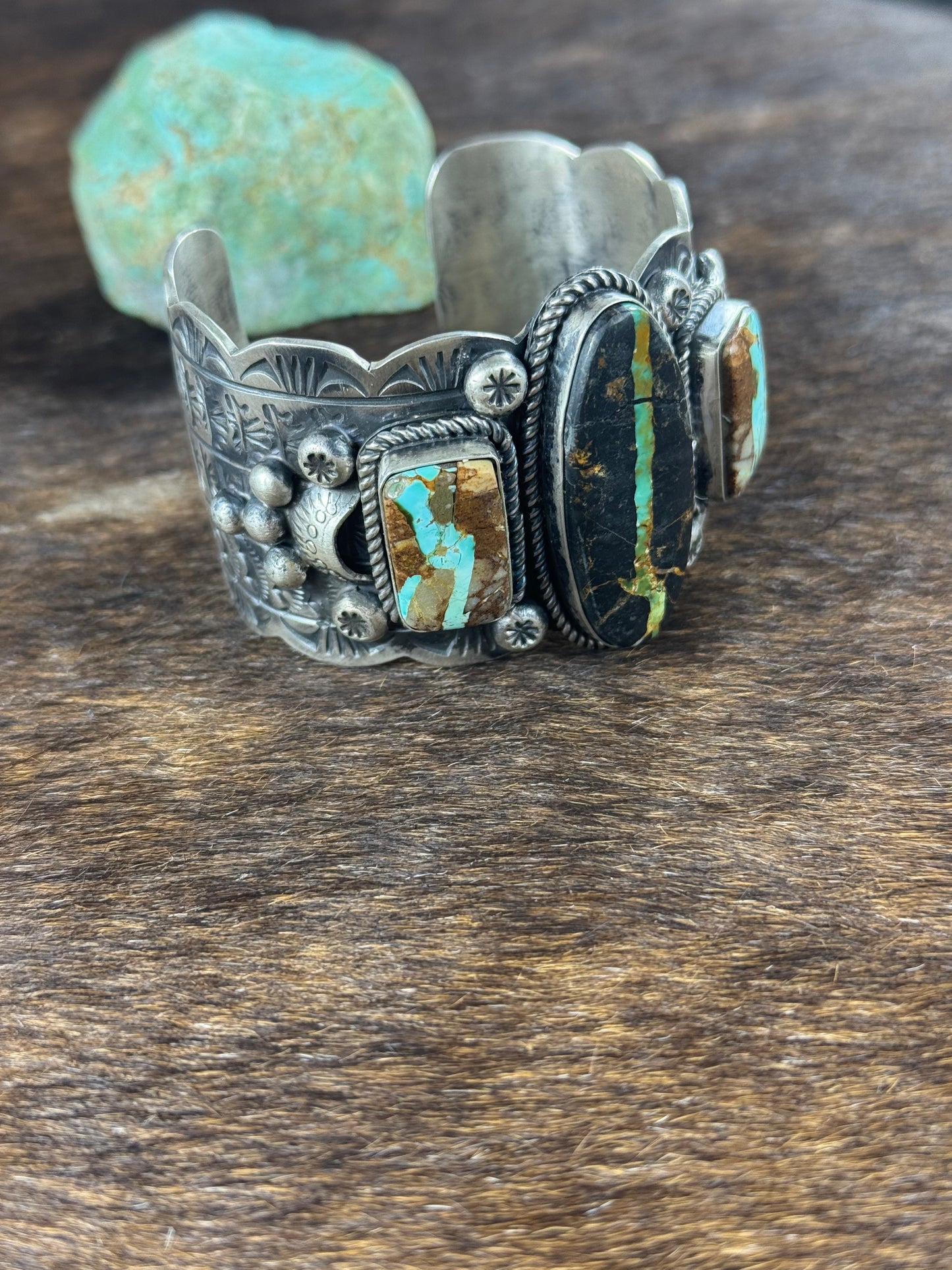 Black Jack and Royston Ribbon Stamp Cuff