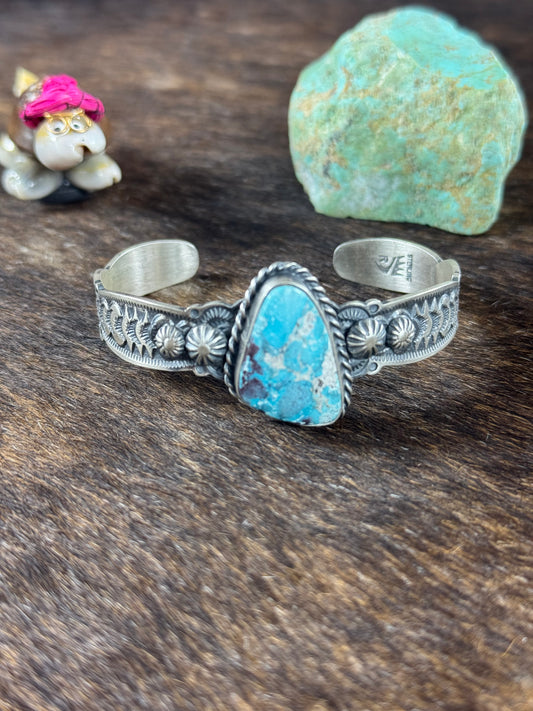 Blue Compitos Stamp Cuff