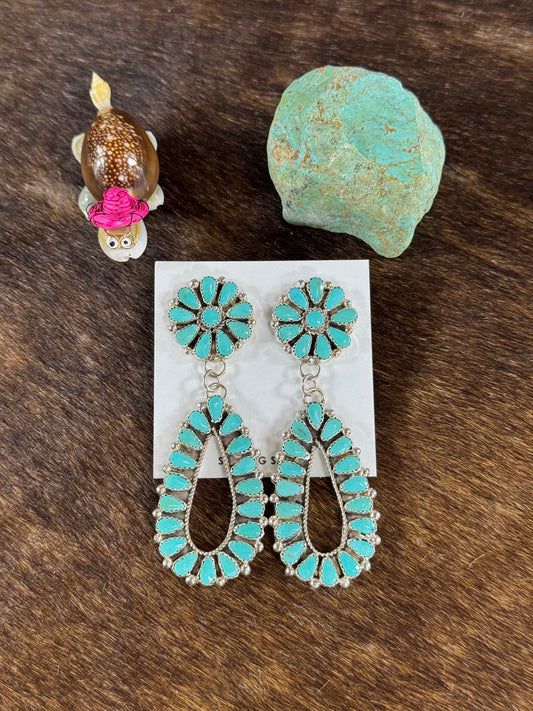Kingman Cluster Dangle Earring