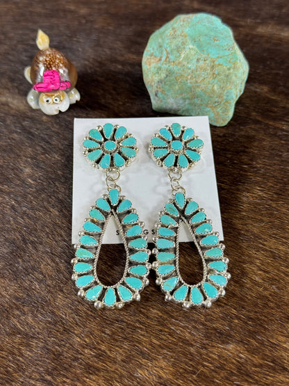 Kingman Cluster Dangle Earring