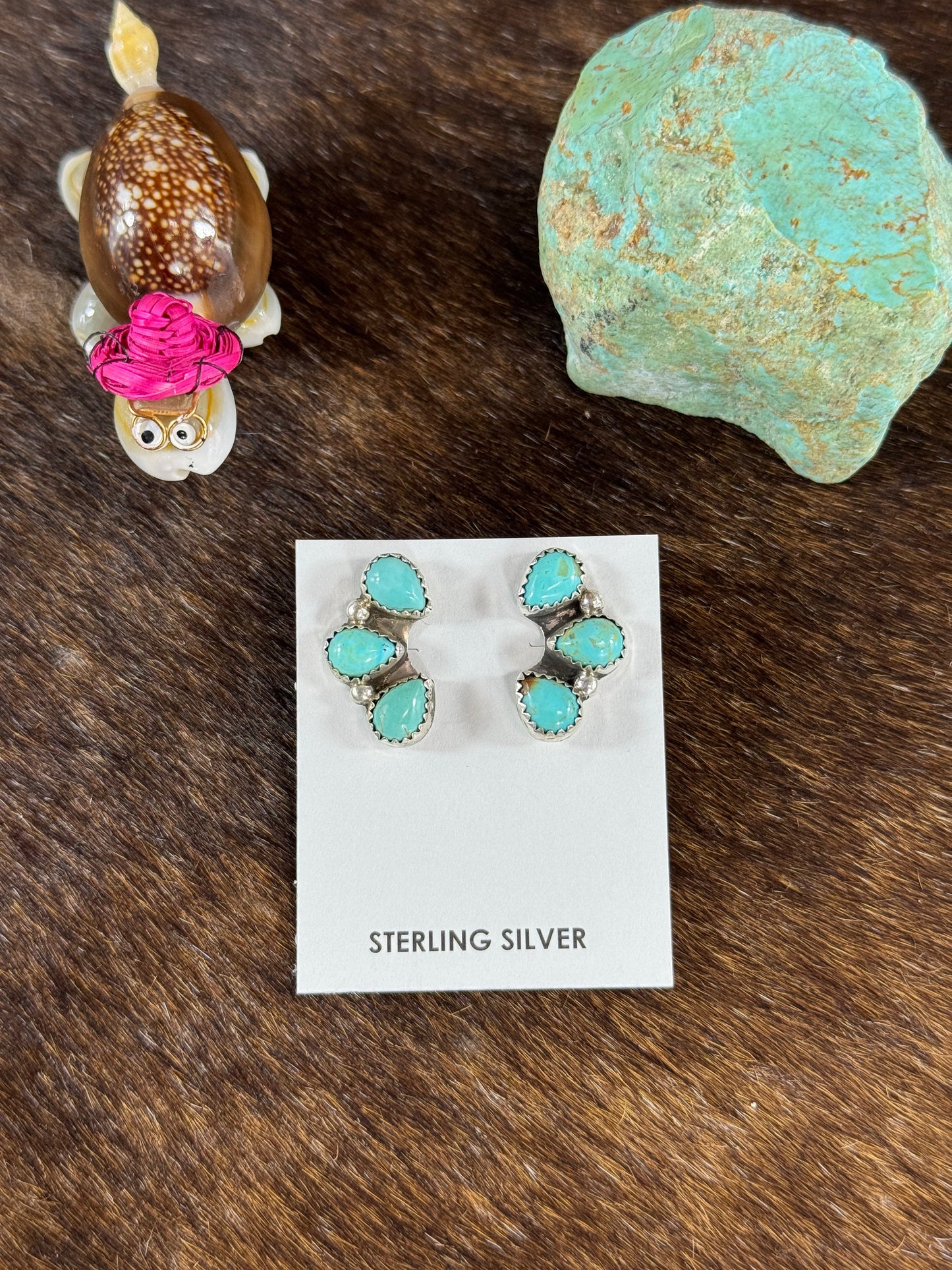 Kingman Half Cluster Earring