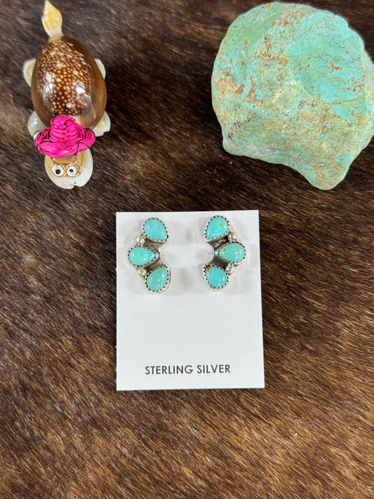 Kingman Half Cluster Earring