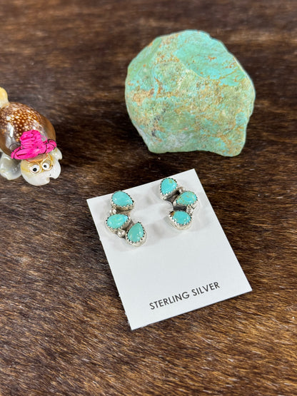 Kingman Half Cluster Earring
