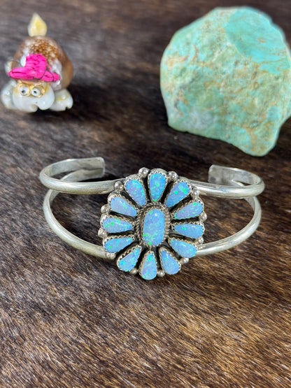 Opal Cluster Bracelet