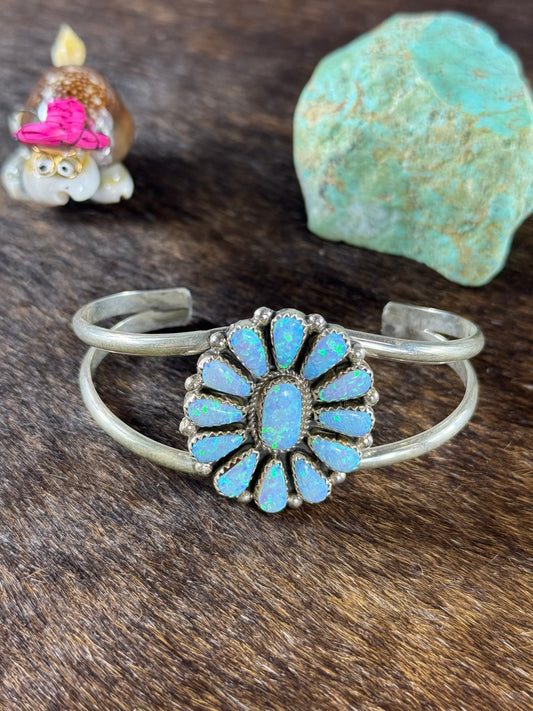 Opal Cluster Bracelet