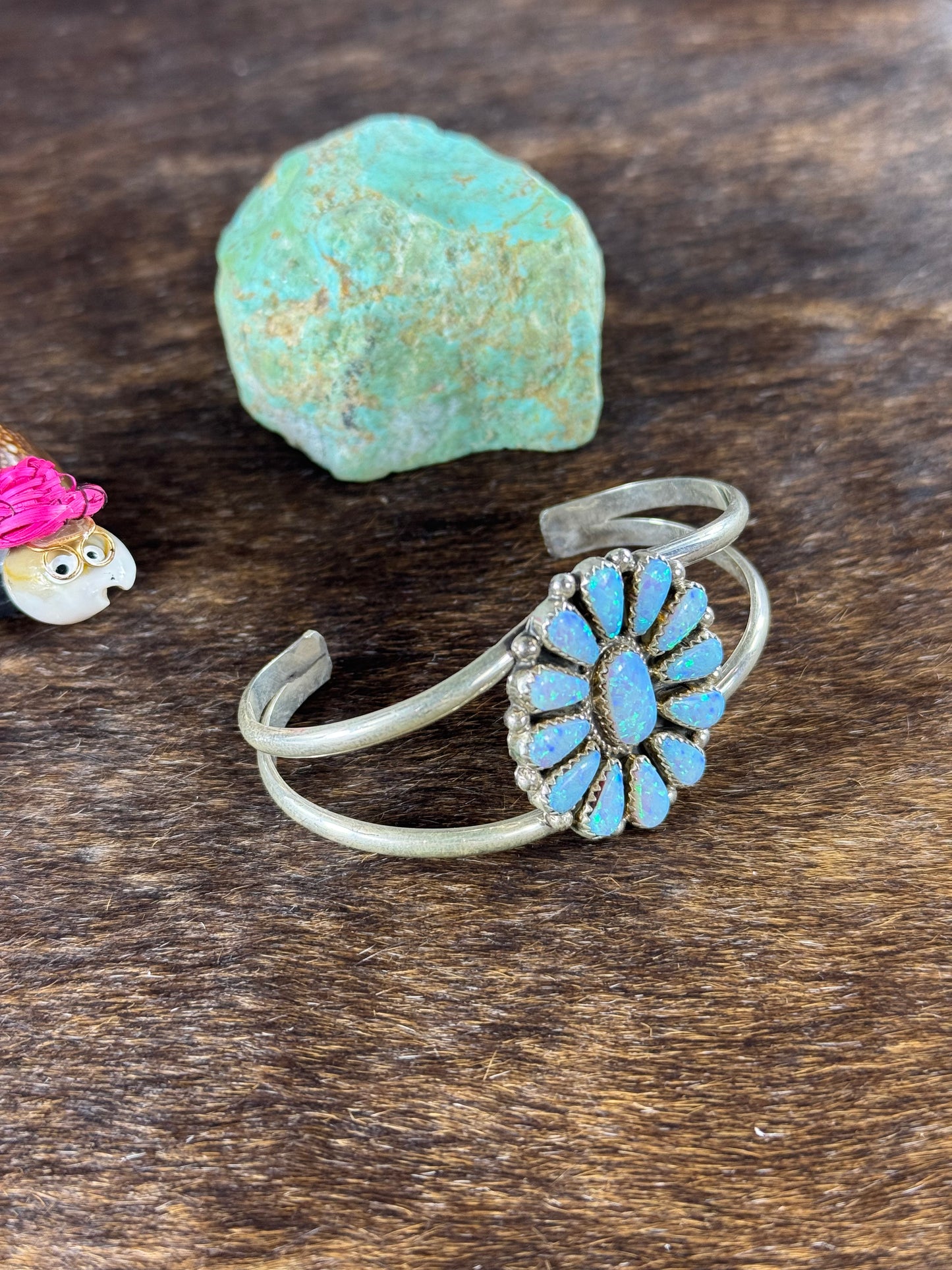 Opal Cluster Bracelet