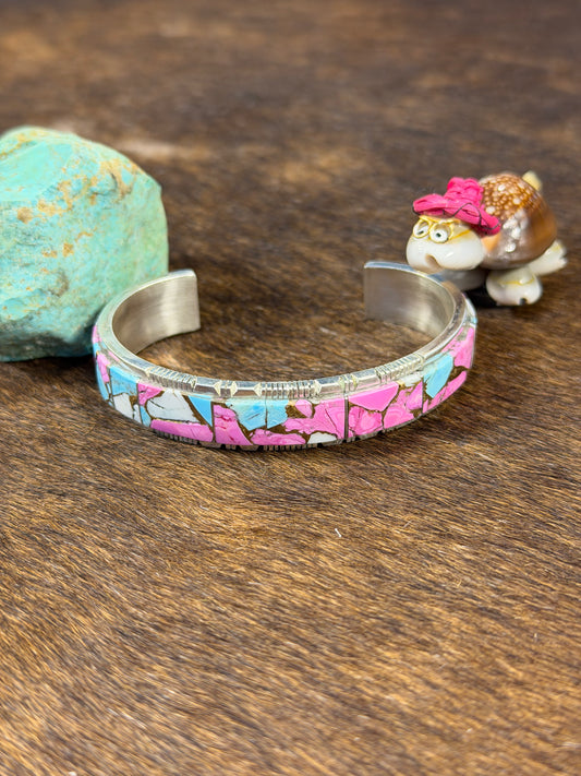 Cotton Candy Inlay Bracelet