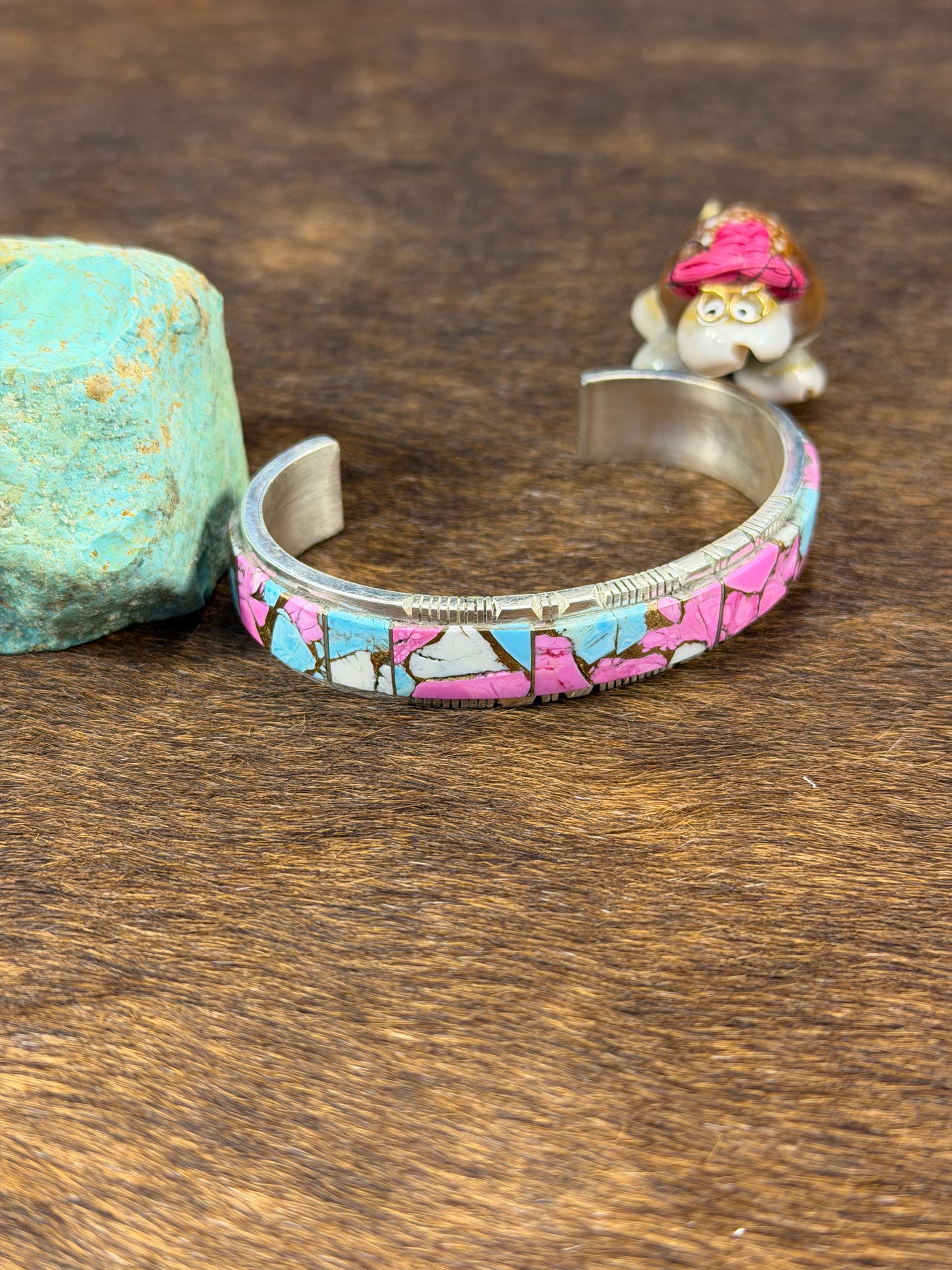 Cotton Candy Inlay Bracelet