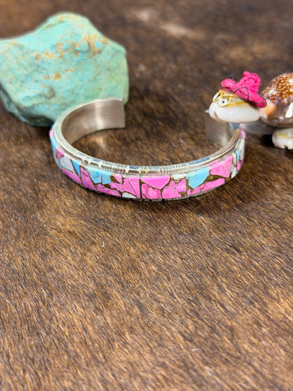 Cotton Candy Inlay Bracelet