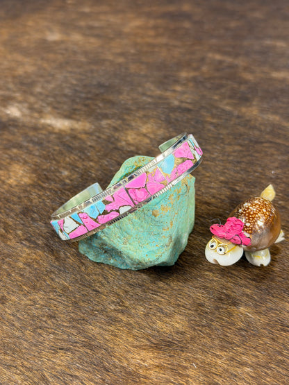 Cotton Candy Inlay Bracelet