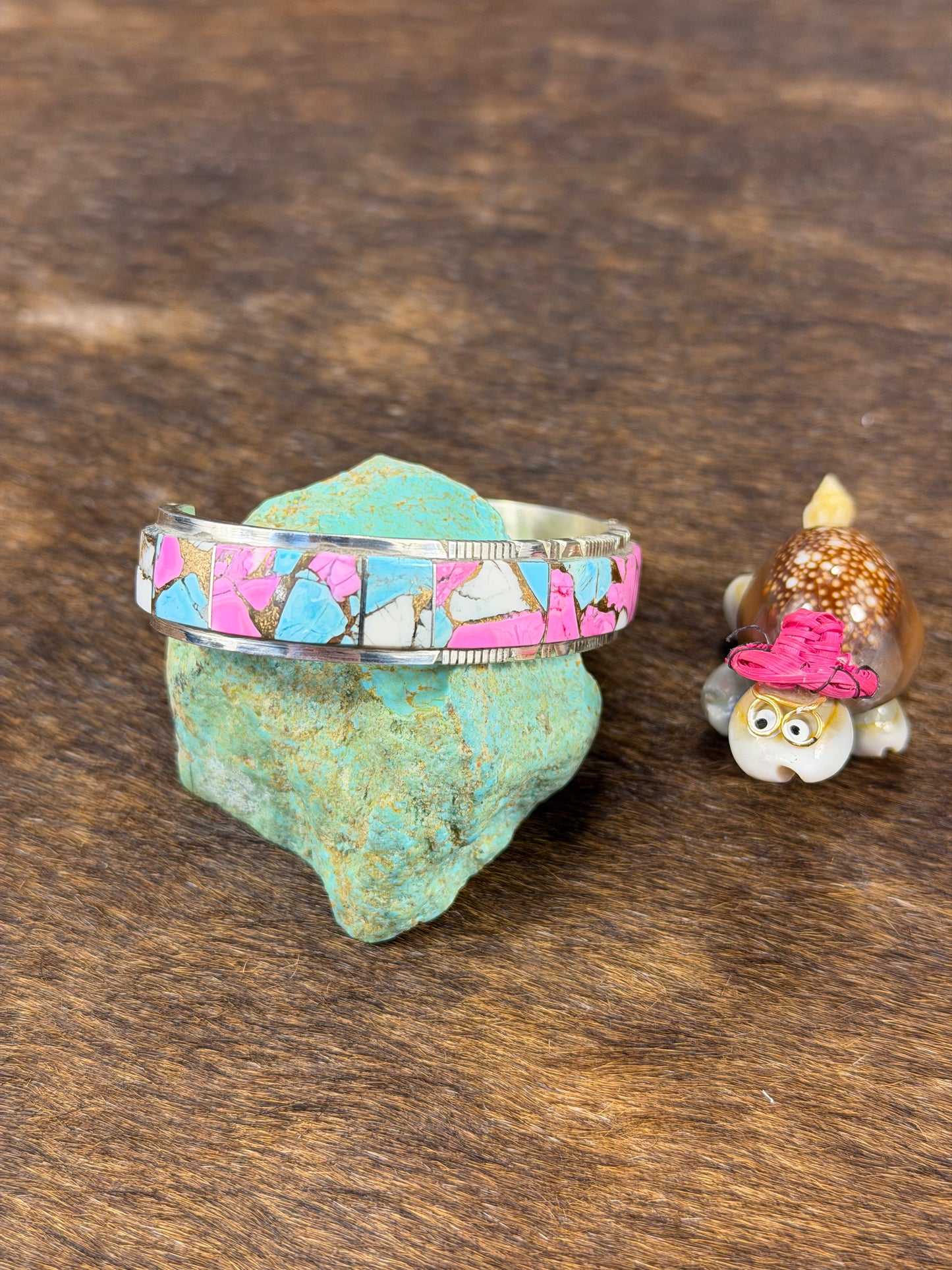 Cotton Candy Inlay Bracelet