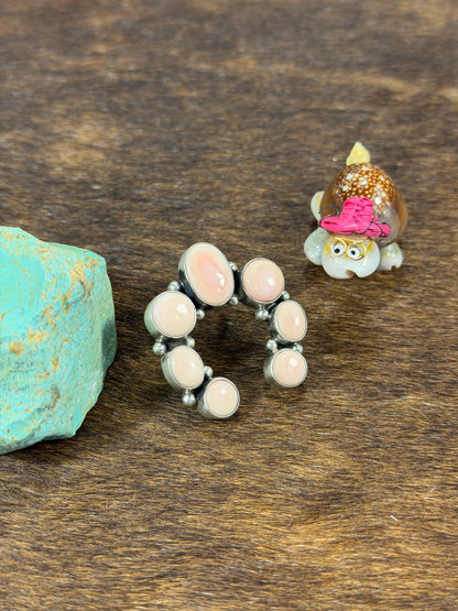 Pink Conch Naja Ring