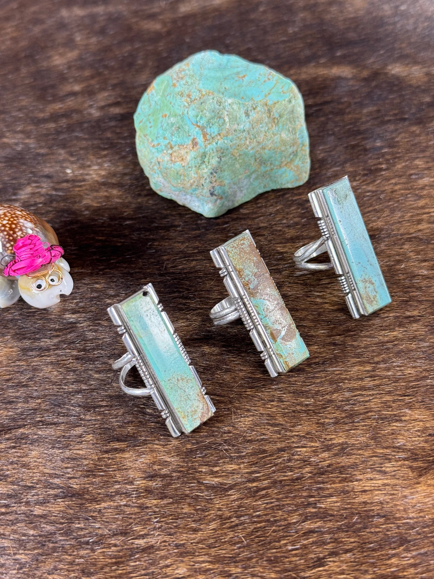 Kingman Turquoise Bar Ring