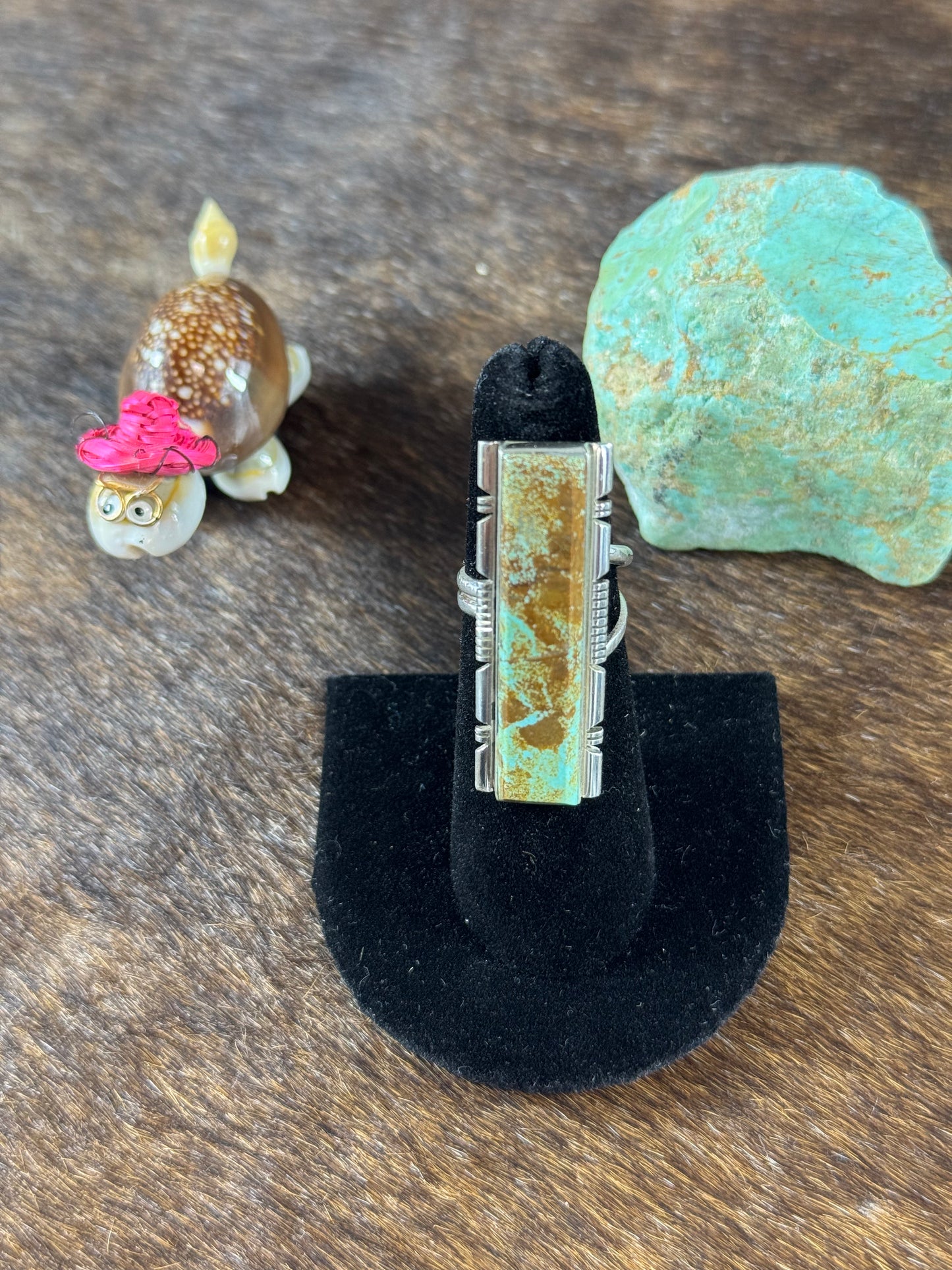 Kingman Turquoise Bar Ring