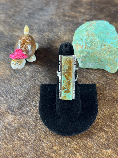 Kingman Turquoise Bar Ring