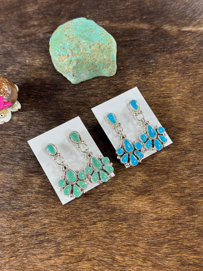 Kingman Turquoise Dangle Earring