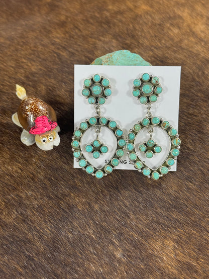 Kingman Turquoise Dangle Earring