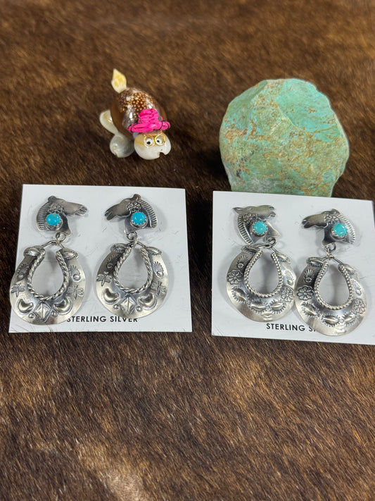 Kingman Horse Earring