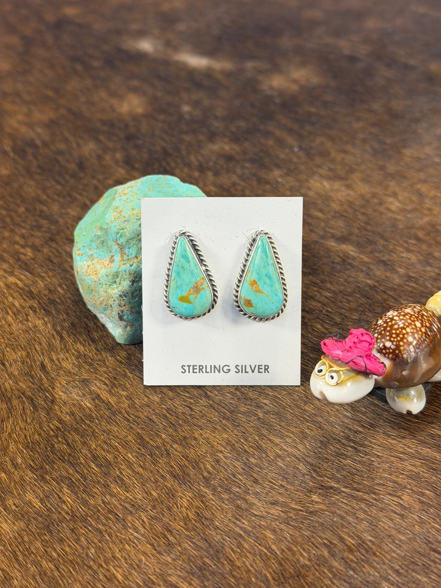 Royston Turquoise Tear drop Earring